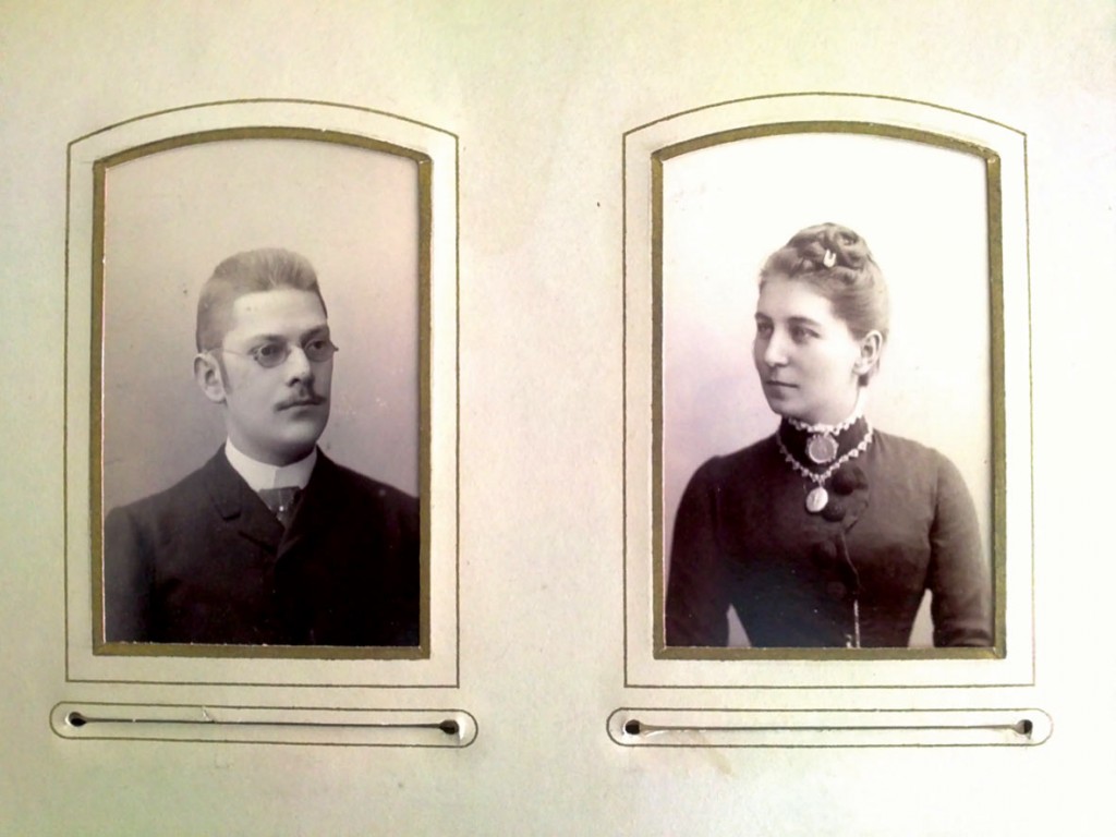 Aus dem Familienalbum: Ernst Hahn mit seiner Frau Käthe um 1895.         / Bild: Museum Lichtenberg 