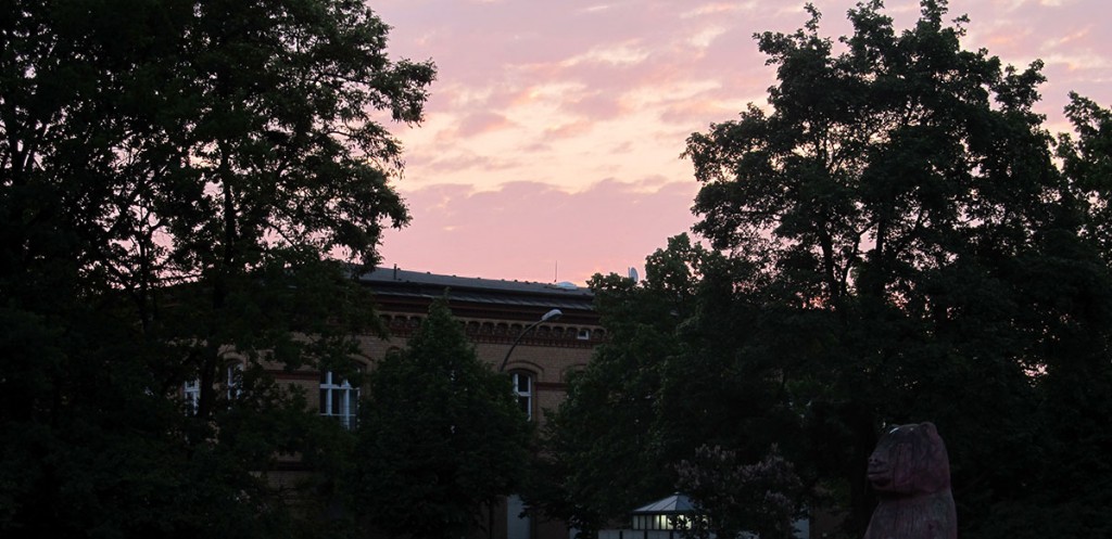 Sonnenuntergang in Friedrichshain, Foto: Steffen Maria Strietzel