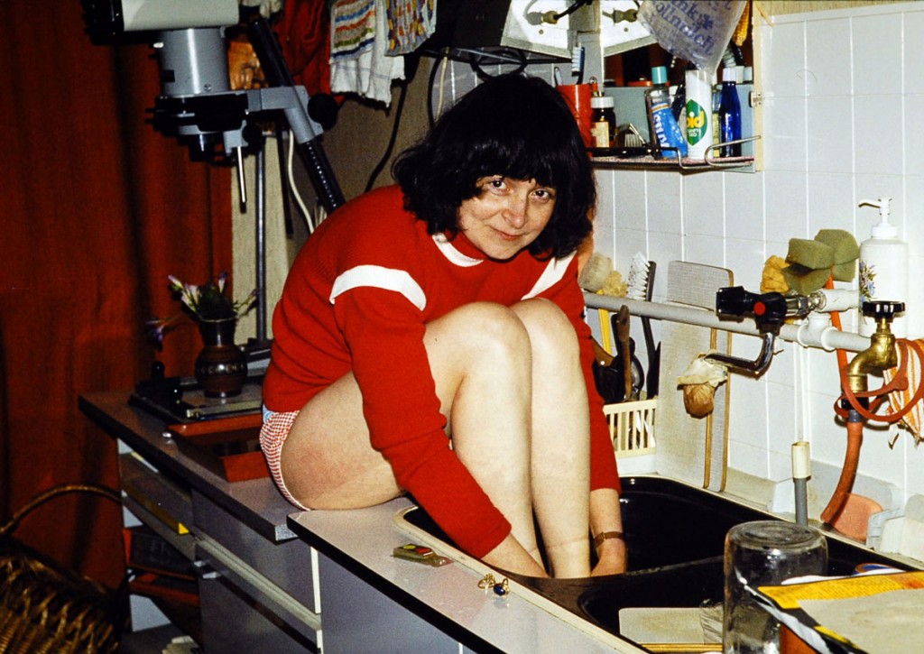 Eva-Maria Haupt im April 1985, Foto: Jochen Haupt