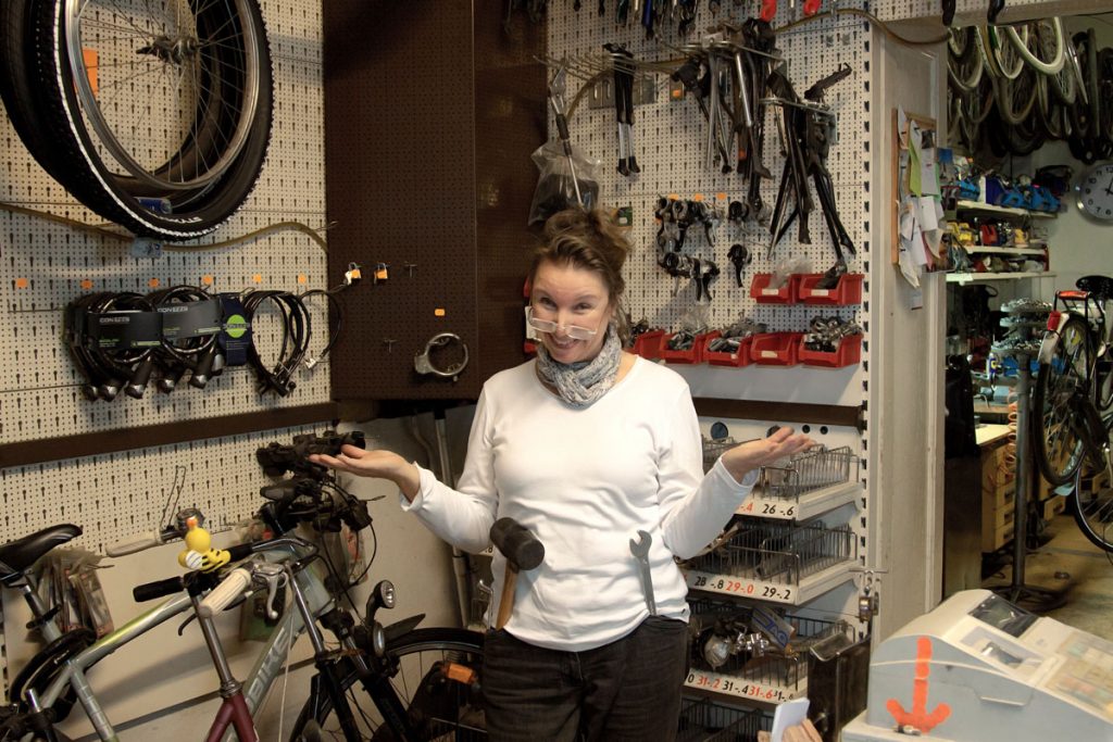Britta Schmidts Fahrradladen,Foto: Anne Winkler