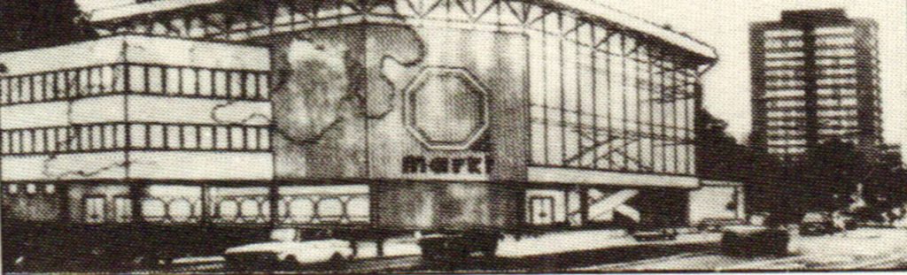 Fassadenentwurf Ringbahnhalle 1988, Quelle: 