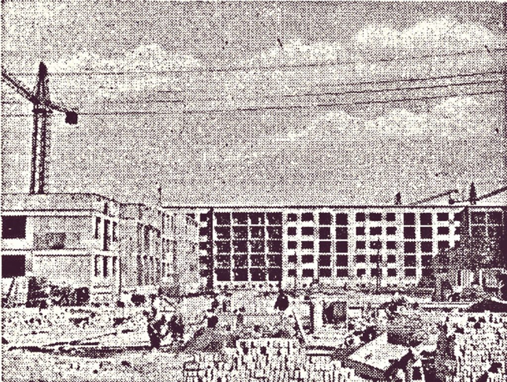 Die Neubauten an der Langen Straße, 1959, Quelle: Privatarchiv
