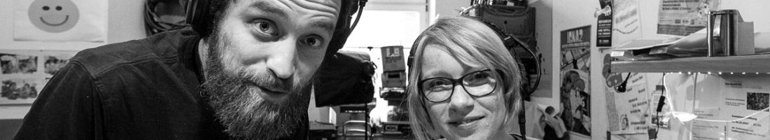 Kati Nicke und Tim Schleinitz vom Freien Radio StudioAnsage | Foto: Giovanni Lo Curto