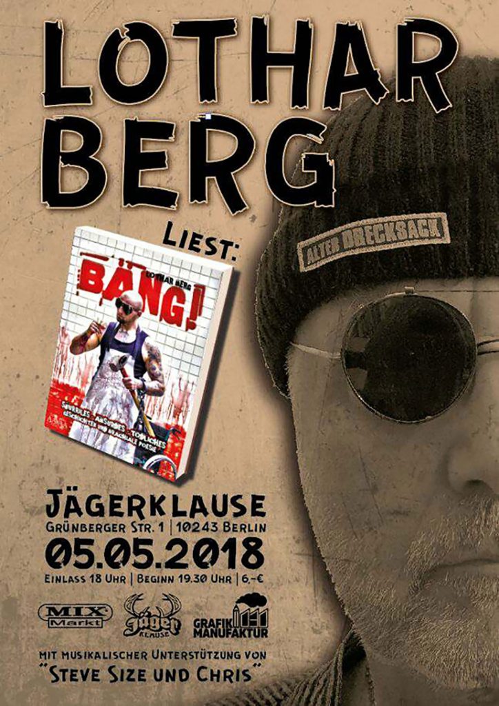 Lothar Berg liest aus „Bäng“ | Quelle: http://www.lotharberg.de