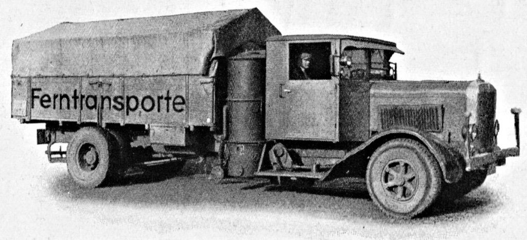 Henschel Lastkraftwagen mit Imbert-Gas | Quelle: Katalog Imbert 1936
