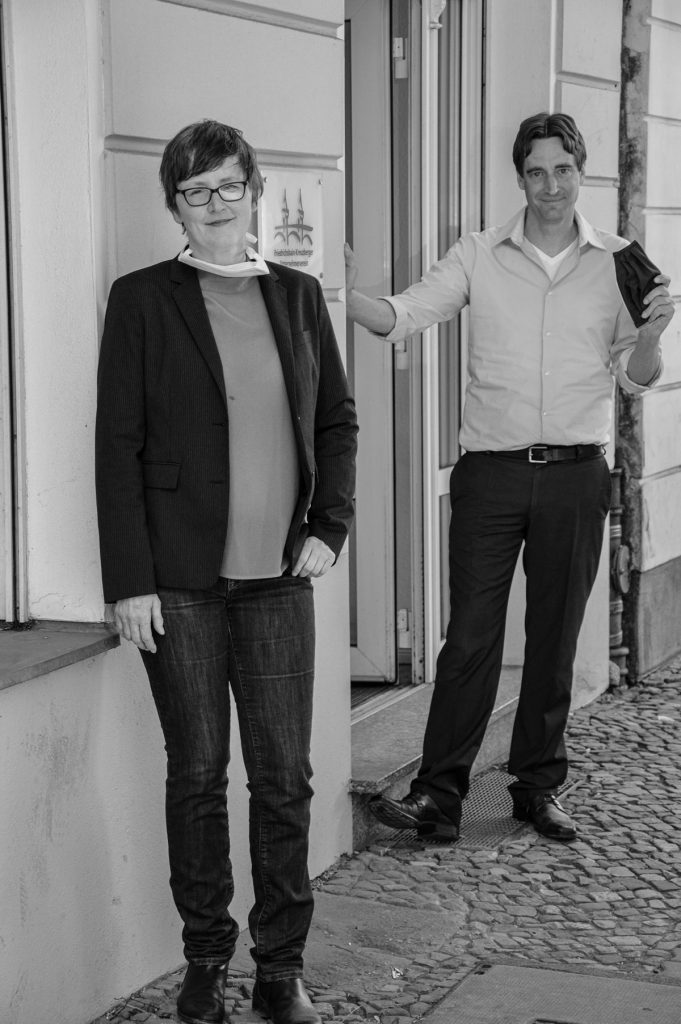 Zdenka Hruby und Cedrik Lutz vom Friedrichshain-Kreuzberger Unternehmerverein | Photo: Giovanni Lo Curto