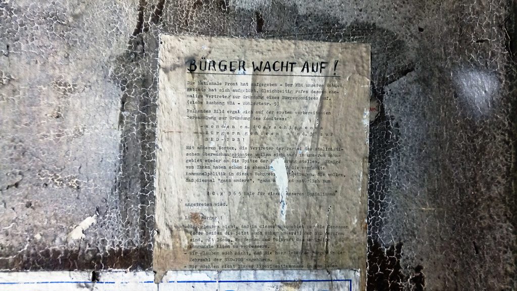 „Bürger wacht auf“ Flugblatt, 1990 | Foto: Detlef Moldt