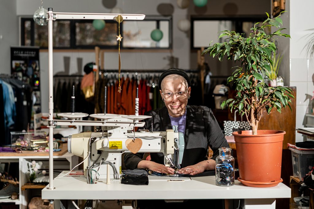 Zu Besuch bei Inga Lieckfeldt, der Inhaberin des Modegeschäfts SYLD STORE in der Frankfurter Allee 32 | Foto: Giovanni Lo Curto