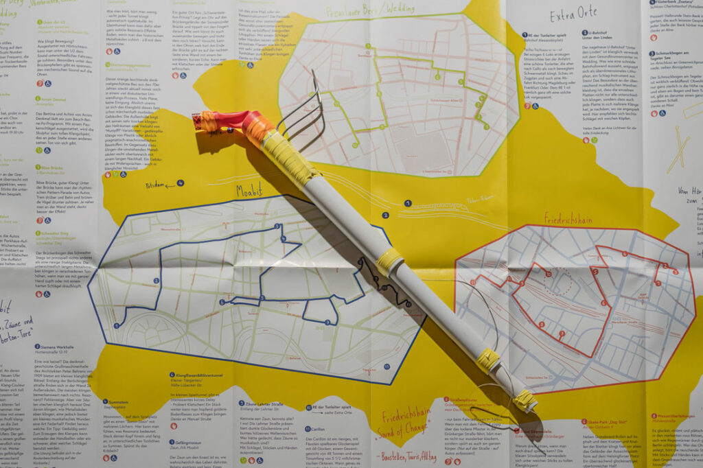 Selbstbauinstrument auf einem Ausschnitt aus der Stadt-Klang-Karte 2.0.Bausätze sind auf der Homepage des Projekts zu finden. | Foto: Giovanni Lo Curto